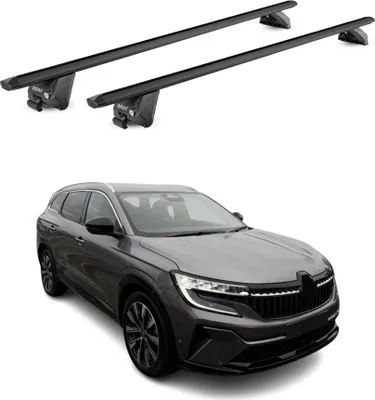 Produktbild von Dachträger Grundtäger für Renault Espace 2023-2025 100kg Alu Schwarz 2 tlg ABE