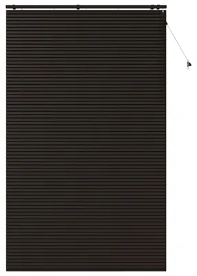 Obrázok produktu pre vidaXL žalúzie, tmavohnedé, 150 x 250 cm, 35 mm, masívne drevo z paulónie