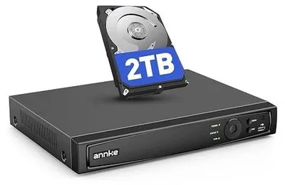 Zdjęcie produktu dla Rejestrator nvr 8 kanałowy 4K poe 8MP dysk 2TB monitoring 24/7