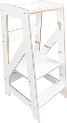 Produktbild von Babylike Montessori Lernturm für Kinder | Learning Tower ab 1 Jahr | Lernstuhl | Tritthocker