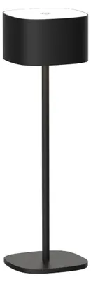 Produktbild von Luxus Europe - Tischlampe Milos Schwarz - Kabellose Tischlampe für Innen- und Außenbereich – Wiederaufladbar