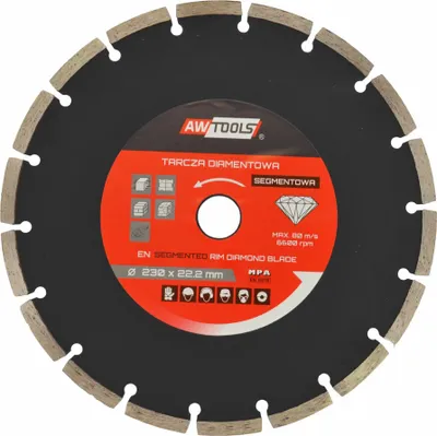 Produktbild von Awtools tarcza diamentowa 300x25,4-22,2 / segmentowa