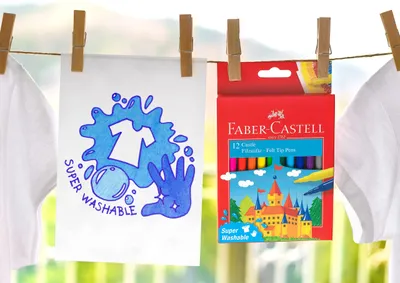 Produktbild von Faber-Castell 554202, 24 Farben, Rundspitze, Mehrfarbig, Rund, 24 Stück(e)