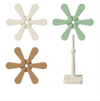 Immagine prodotto di INF Set di sottopentola in silicone 3 pezzi - Resistente al calore e antiscivolo