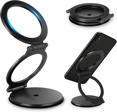 Immagine prodotto di Supporto per telefono da auto, girevole a 270°, con anello magnetico, universale, per smartphone