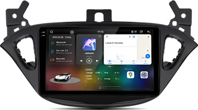 Immagine prodotto di CarPlay per Opel Corsa E 2015-2019: autoradio da 9,5" con Android 13, navigatore GPS, Wi-Fi, 4G, Bluetooth, DAB+, SWC, RDS, processore octa-core, 8 GB + 256 GB