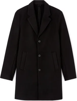Produktbild von Celio Herren Mantel Jubiais Größe S Schwarz aus 78% Polyester und 22% Wolle