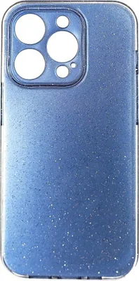 Produktbild von Glitzer Hülle Glänzend Glitter Bumper Back Cover Silikon Schutzhülle kompatibel mit  iPhone 13 Blau