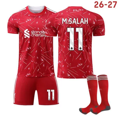Produktbild von #11 M.SALAH 26-27 Liverpool home game football jersey for Kids and Adults SIZE:28