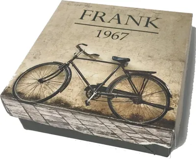 Produktbild von Frank 1967 bracelet brown braided leather 23cm ips