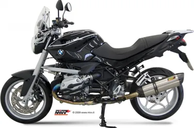 Immagine prodotto di Scarico sportivo Mivv in carbonio con omologazione europea (ABE) per BMW R 1200 R dal 2009 al 2010