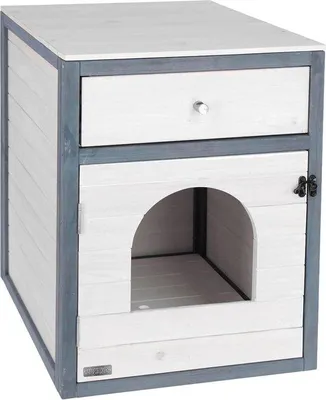 Produktbild von Famanu Katzenklo mit Liegekissen - Möbel-Design