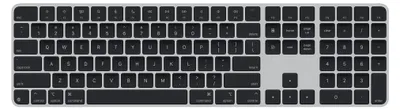 Produktbild von Magic Keyboard mit Touch ID und Ziffernblock (silber/schwarz, US-Layout, für Mac Modelle mit Apple Chip)