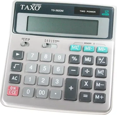 Produktbild von Taxo TG-392DM 12-stelliger Tischrechner