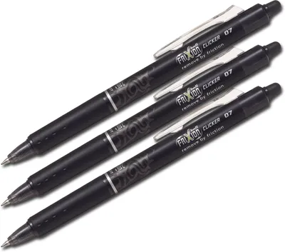 Imagen del producto de Bolígrafo Frixion, tinta borrable, color , 3 unidades – Tamaño: 3 unidades (paquete de 1)