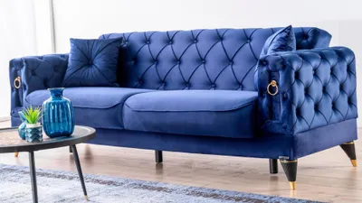 Produktbild von Bequemes 3-Sitzer Sofa Stilvolles Design für höchsten Wohnkomfort Zuhause