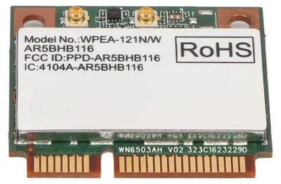 Image de Carte réseau AR9382 2,4/5 GHz, 300 Mbps, Plug-and-Play, carte WiFi Mini PCIe pour Windows 7, 8, 8.1 et 10