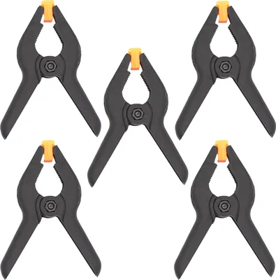 Produktbild von 5x Federklemme Klemmzwinge Leimklemme Leimzwinge Feder Klemme Zwinge Klammer Set