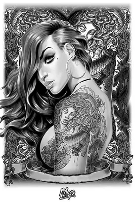 Image de MYA - TATTOO - 61x91,5cm - Affiche Poster