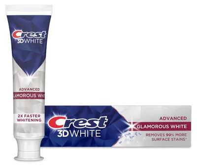 Immagine prodotto di Crest | 3D White Advanced Glamorous Dentifricio - 93 g - Sbiancamento efficace - Freschezza di lunga durata