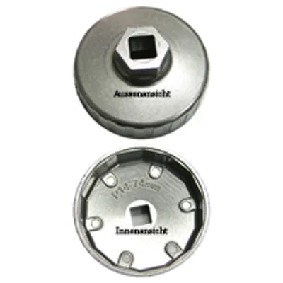 Produktbild von Ölfilterkappe Ölfilter Schlüssel Öldienstschlüssel  74 mm 14 kant VW AUDI etc.
