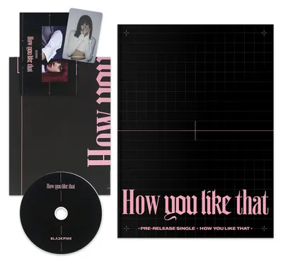 BLACKPINK Fotobuch + CD + Poster + Abzeichen + Fotokarten