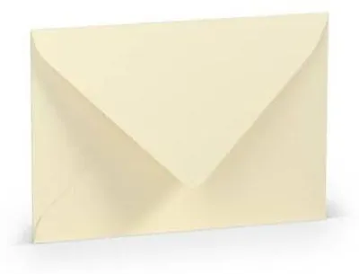 Produktbild von Briefumschläge C6, 162 × 114 mm, 80 g/m², nassklebend, 5 Stück, creme