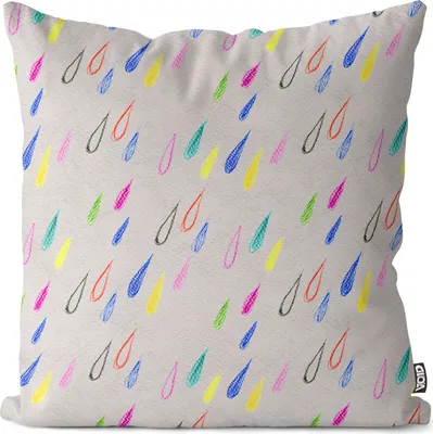 Produktbild von VOID Bunte Regentropfen Kissenbezug Kissenhülle Sofakissen Kissen Deko Outdoor-Kissen Dekokissen