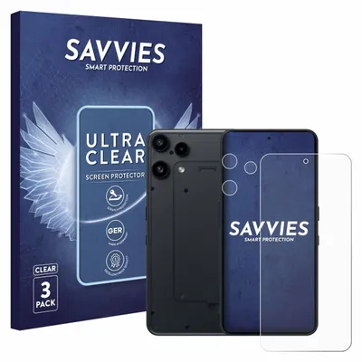 Product packaging for a screen protector, with a phone and screen protector shown.
