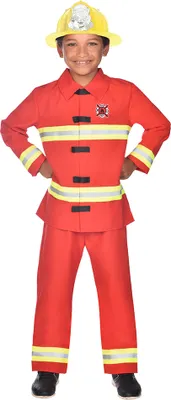 Produktbild von Feuerwehrmann Uniform Kostüm für Kinder