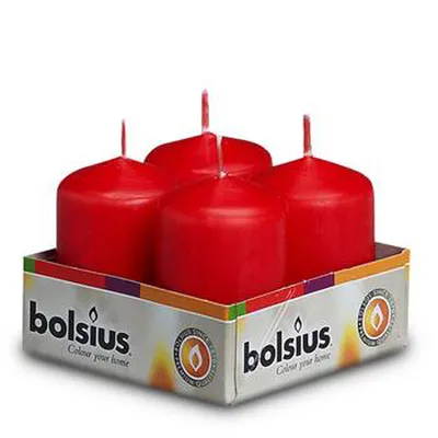 Obrázek produktu pro Bolsius Stumpenkerzen rot zásobník