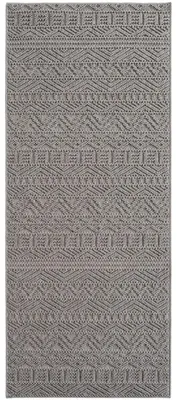 Imagen del producto de Helix Azt alfombra pelo corto corredor 80x250cm plata