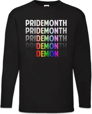 Produktbild von Urban Backwoods Pridemonth, Langarm T-Shirt, Farbe: Schwarz, Größe: 2XL
