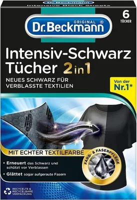 Produktbild von Dr.B.Intensiv Schwarz Tüch.6St