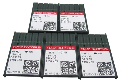 50 Nähmaschinennadeln DPX35 134-35(R) 19/120 in Box