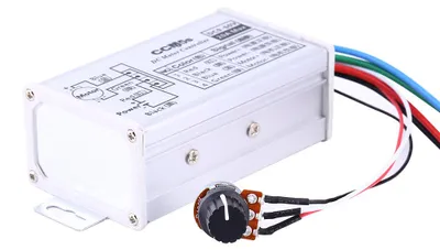 Zdjęcie produktu dla Sterownik silnika, regulator prędkości silnika prądu stałego 9–60 V, 20 A, 0–1200 W do urządzeń automatyki