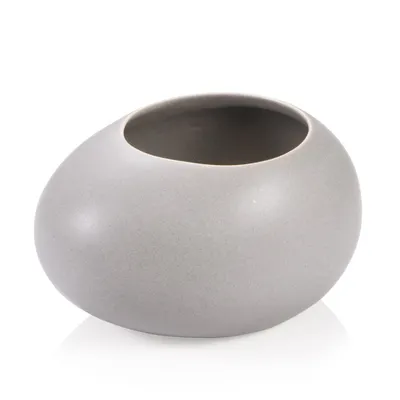 Produktbild von Kleiner Übertopf FANCY HOME Stones, grau