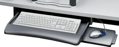 Produktbild von Fellowes Tastaturschublade verstellbar für Untertisch grau