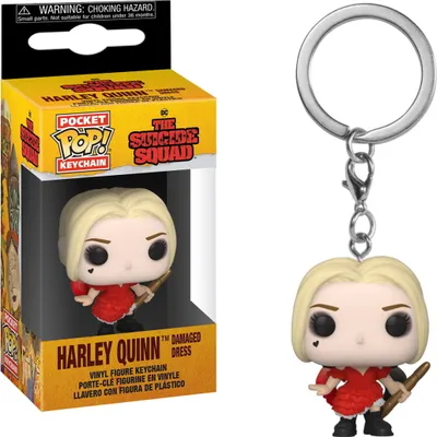 Produktbild von The Suicide Squad - Harley Quinn Damaged Dress  - Schlüsselanhänger Funko Pocket POP! Keychain