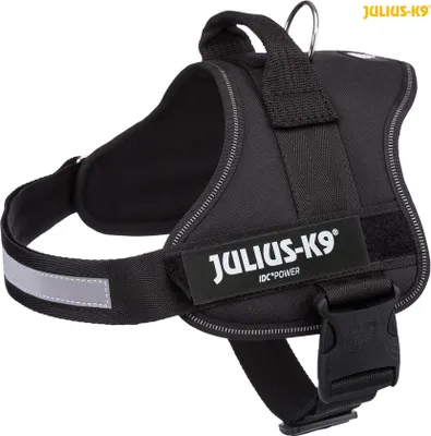Produktbild von Julius-K9® IDC Powergeschirr®, M / 0: 58–76 cm / 40 mm, schwarz