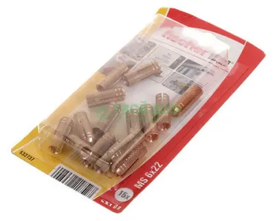 Obrázok produktu pre Medený Dúbel F6X22Mm 15 Ks. Fischer Ms