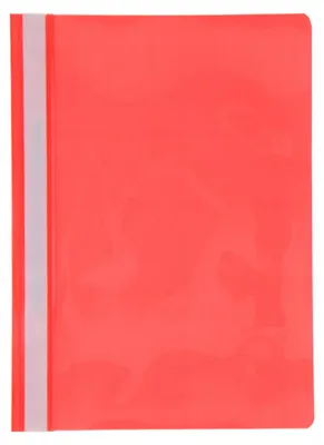 Produktbild von Panta Plast A4 PVC Klemmmappe Rot Ohne Eurolochung