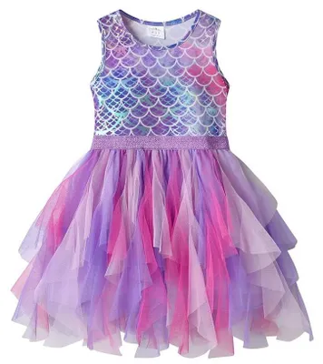 Produktbild von Omgoods – Mädchen-Sweatkleid mit Pailletten und langen Ärmeln