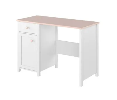 Obrázok produktu pre Písací stolík LEGUAN - biely / ružový