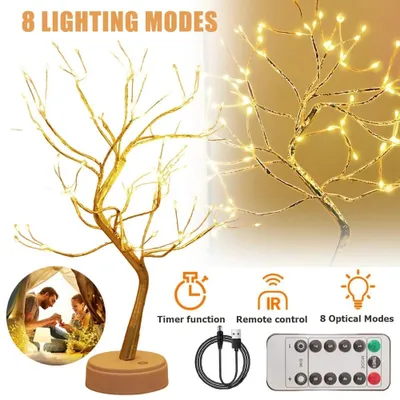 Produktbild von LED Baum Lichter,LED Lichterbaum,Baum Licht Warmweiß,LED Baum Lampe Innen Deko