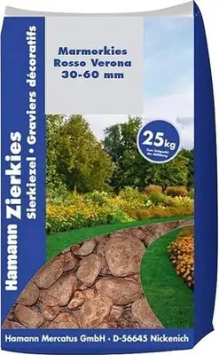 Produktbild von Marmorkies Rosso Verona 30-60 mm 25 kg