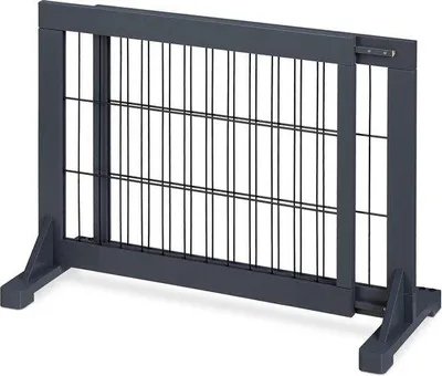Produktbild von Famanu Sicherheitshekje für Treppen und Türen - Verstellbar 56 x 70-115 cm, Grau