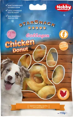 Produktbild von Nobby StarSnack BBQ Chicken Donut Collagen 110 g