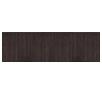 Immagine prodotto di vidaXL Tappeto rettangolare marrone scuro 60x200 cm Bamboo