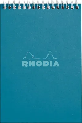 Produktbild von Clairefontaine 5x Rhodia Block A5 Pfau Kar 80Bl 118202C
